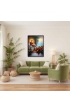 Buddha Laminated Photo - 5x7 Inches, Divine Blessings for Home & Office and Temple Decoration