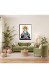 Kabir Das Laminated Photo - 11x13 Inches, Divine Blessings for Home & Office and Temple Decoration