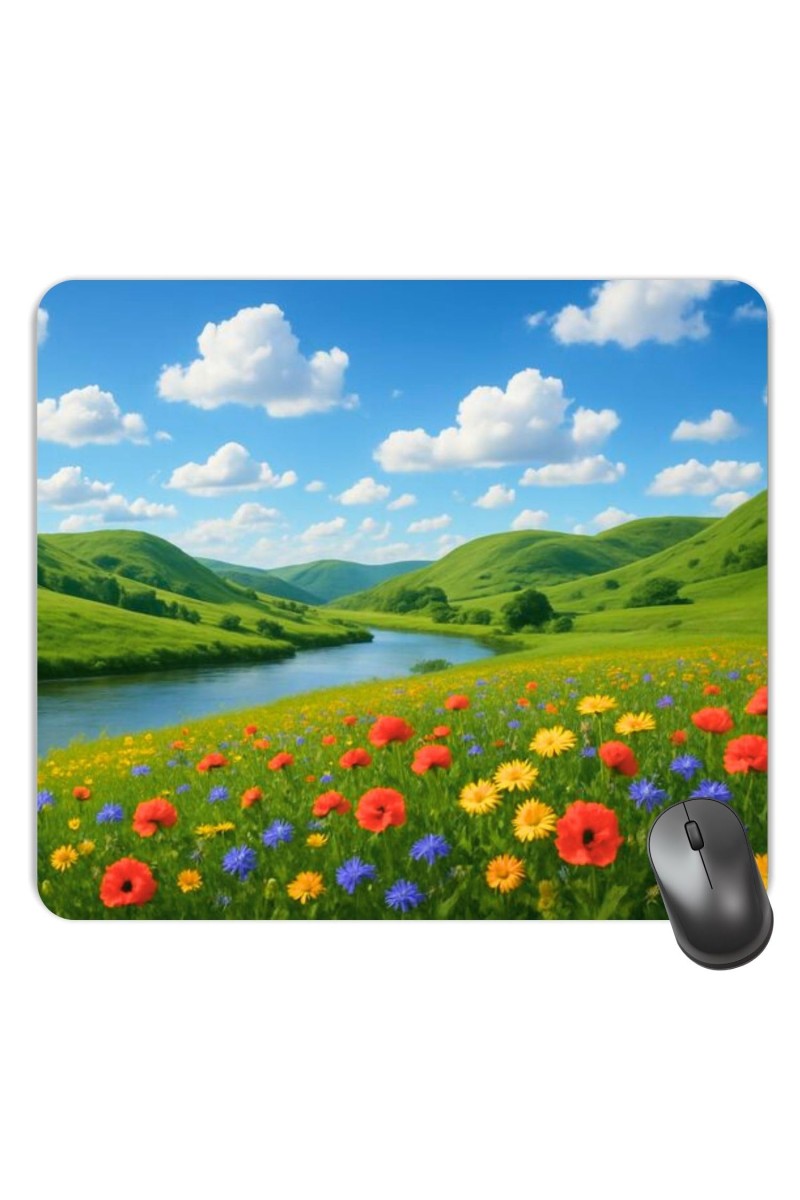Customized Beautiful Nature Picture Sublimation Mouse Pad | 8 X 7.5 Inch | Smooth Cloth Surface | Non-Slip Rubber Base | Personalized Mousepad for Laptop & Desktop (F17081)