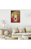 Sai Baba Laminated Photo - 5x7 Inches, Divine Blessings for Home & Office and Temple Decoration