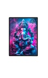 Ganesh Laminated Photo - 5x7 Inches, Divine Blessings for Home & Office and Temple Decoration
