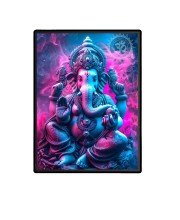 Ganesh Laminated Photo - 5x7 Inches, Divine Blessings for Home & Office and Temple Decoration