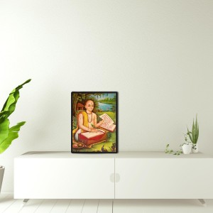 Tulsidas Laminated Photo - 11x13 Inches, Divine Blessings for Home & Office and Temple Decoration
