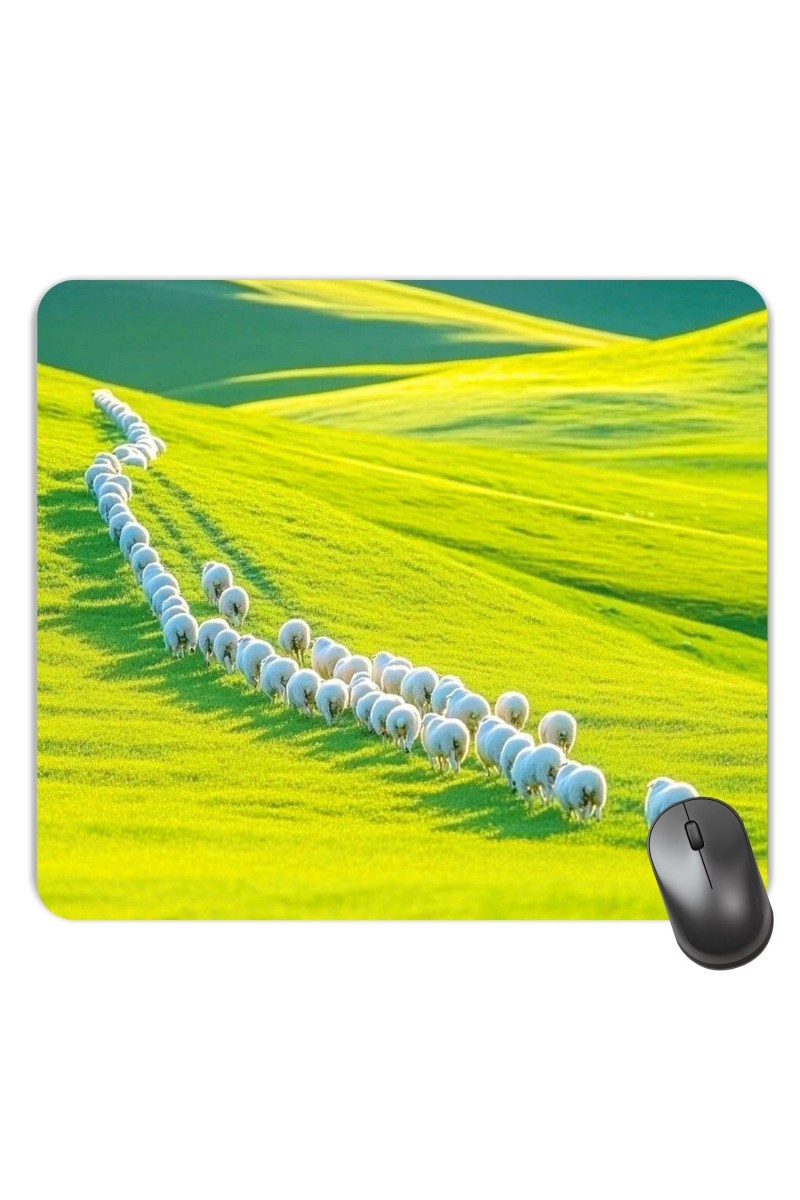 Customized Beautiful View Picture Sublimation Mouse Pad | 8 X 7.5 Inch | Smooth Cloth Surface | Non-Slip Rubber Base | Personalized Mousepad for Laptop & Desktop (F17382)