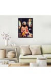 Samarth Ramdas Laminated Photo (11x13 Inches Without glass) Divine Blessings for Table and Walls,Home & Office and Temple Decoration