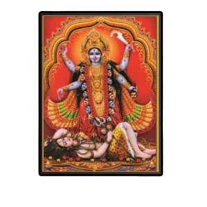 Kali Laminated Photo - 5x7 Inches, Divine Blessings for Home & Office and Temple Decoration Kali Laminated Photo - 5x7 Inches, Divine Blessings for Home & Office and Temple Decoration