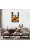 Swami Prabhupada Laminated Photo - 5x7 Inches, Divine Blessings for Home & Office and Temple Decoration