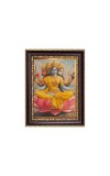 Sri Maa Laxmi Digital Print Photo 6.7x8.7 inches - Vibrant Religious Wall Art for Home, Office and Temple Decor.