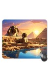 Customized Pyramids in Egypt Picture Sublimation Mouse Pad | 8 X 7.5 Inch | Smooth Cloth Surface | Non-Slip Rubber Base | Personalized Mousepad for Laptop & Desktop (F17420)