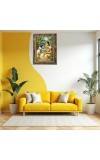 Krishna Yashoda Digital Print Photo 10.7x12.7 inches (I6027) - Vibrant Religious Wall Art for Home or Office Decor.