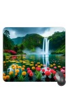 Customized Serenity of Nature Picture Sublimation Mouse Pad | 8 X 7.5 Inch | Smooth Cloth Surface | Non-Slip Rubber Base | Personalized Mousepad for Laptop & Desktop (F17096)