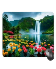 Customized Serenity of Nature Picture Sublimation Mouse Pad | 8 X 7.5 Inch | Smooth Cloth Surface | Non-Slip Rubber Base | Personalized Mousepad for Laptop & Desktop (F17096)