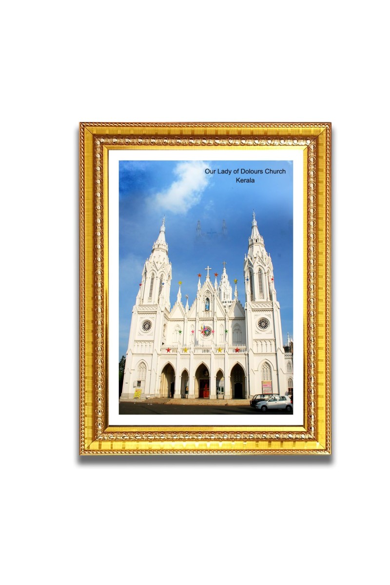 Our Lady of Dolours Church Church Photo Frame, Beautiful Elegant Framed Wall Art of Iconic Cathedral