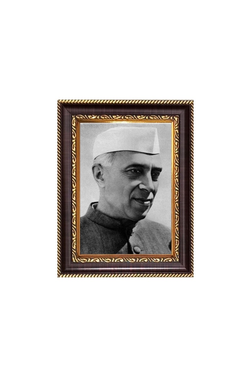Pandit Jawaharlal Nehru Digital Print Photo 6.7x8.7 inches - Vibrant Religious Wall Art for Home or Office Decor.