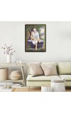 Sai Baba Laminated Photo - 5x7 Inches, Divine Blessings for Home & Office and Temple Decoration