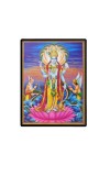 Vishnu Laminated Photo - 5x7 Inches, Divine Blessings for Home & Office and Temple Decoration