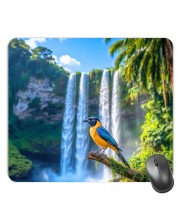 Customized Beautiful River View Picture Sublimation Mouse Pad | 8 X 7.5 Inch | Smooth Cloth Surface | Non-Slip Rubber Base | Personalized Mousepad for Laptop & Desktop (F17323)