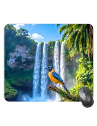 Customized Beautiful River View Picture Sublimation Mouse Pad | 8 X 7.5 Inch | Smooth Cloth Surface | Non-Slip Rubber Base | Personalized Mousepad for Laptop & Desktop (F17323)