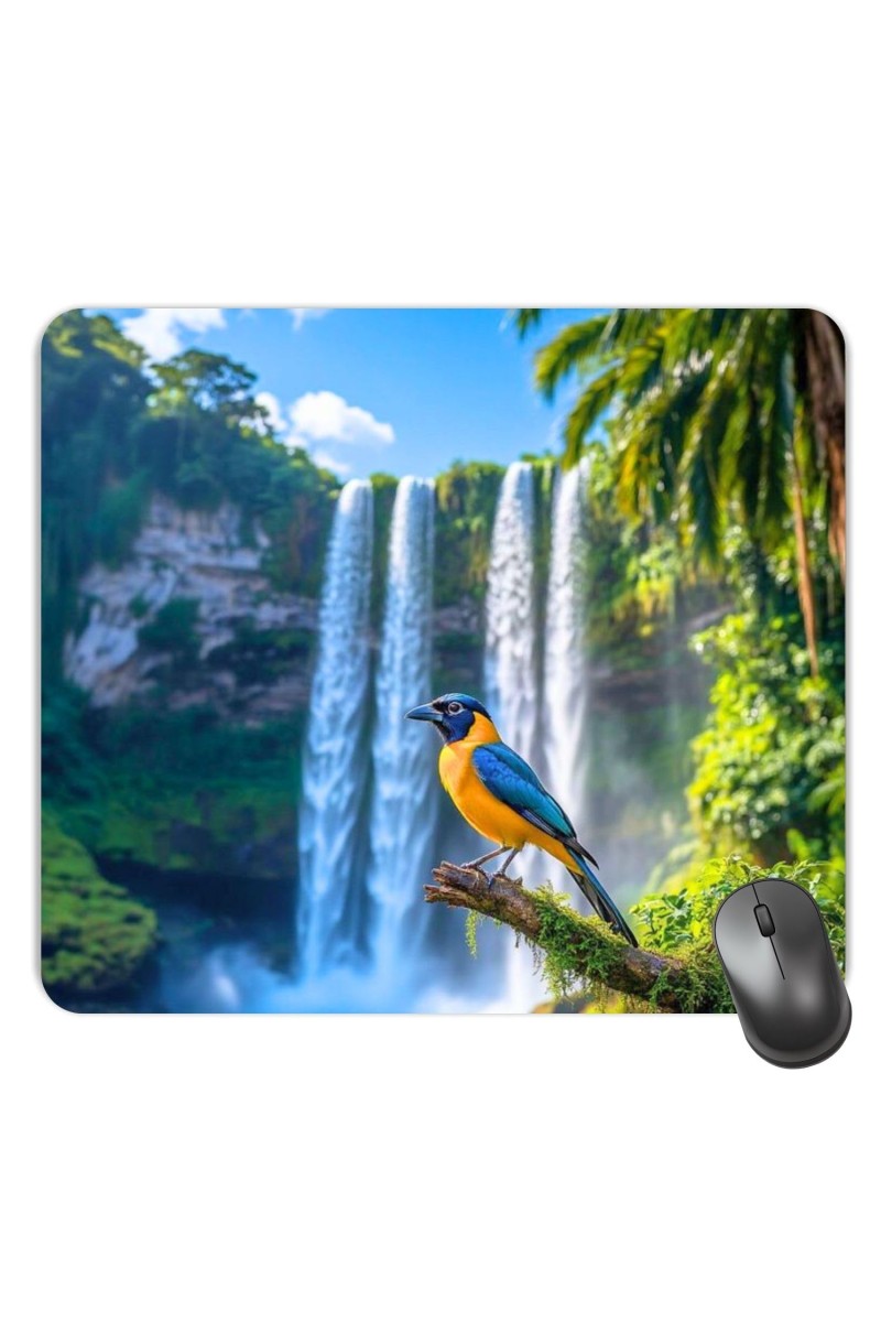 Customized Beautiful River View Picture Sublimation Mouse Pad | 8 X 7.5 Inch | Smooth Cloth Surface | Non-Slip Rubber Base | Personalized Mousepad for Laptop & Desktop (F17323)