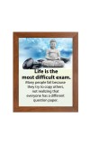 Buddha & Famous Quote Brown Frame, 10x14InchesInspirational Wall Art for Office, Home DecorIdeal Spiritual Gift