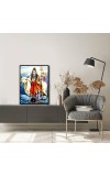 Shiva Laminated Photo - 9x11 Inches, Divine Blessings for Home & Office and Temple Decoration