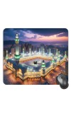 Customized Masjid Picture Sublimation Mouse Pad | 8 X 7.5 Inch | Smooth Cloth Surface | Non-Slip Rubber Base | Personalized Mousepad for Laptop & Desktop (F17213)