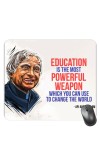 Customized Abdul Kalam Quotes Picture Sublimation Mouse Pad | 8 X 7.5 Inch | Smooth Cloth Surface | Non-Slip Rubber Base | Personalized Mousepad for Laptop & Desktop (F17040)