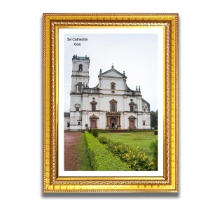 Se Cathedral Church Photo Frame, Beautiful Elegant Framed Wall Art of Iconic Cathedral