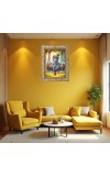 Little Krishna Digital Print Photo 8.7x10.7 inches (I6111) - Vibrant Religious Wall Art for Home or Office Decor.