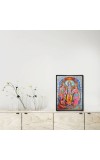 Ram Darbar Laminated Photo - 7x9 Inches, Divine Blessings for Home & Office and Temple Decoration