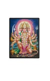 Panchamukhi Sri Hanuman Laminated Photo - 7x9 Inches, Divine Blessings for Home & Office and Temple Decoration