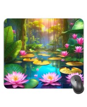 Customized Natureâ€™s Shelter Picture Sublimation Mouse Pad | 8 X 7.5 Inch | Smooth Cloth Surface | Non-Slip Rubber Base | Personalized Mousepad for Laptop & Desktop (F17122)