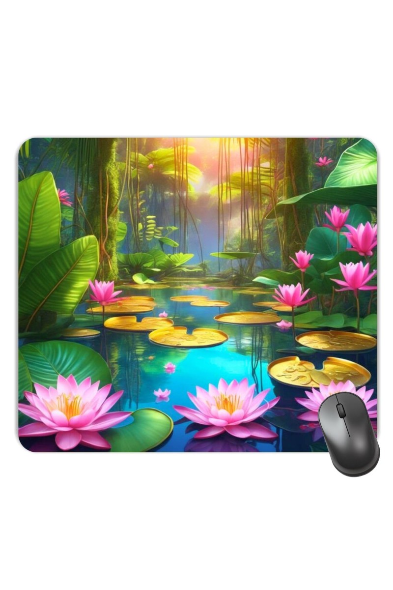 Customized Natureâ€™s Shelter Picture Sublimation Mouse Pad | 8 X 7.5 Inch | Smooth Cloth Surface | Non-Slip Rubber Base | Personalized Mousepad for Laptop & Desktop (F17122)