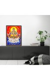 Surya Laminated Photo - 5x7 Inches, Divine Blessings for Home & Office and Temple Decoration