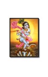 Kaaliya naag With Krishna Laminated Photo - 13x15 Inches, Divine Blessings for Home & Office and Temple Decoration
