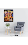 Krishna Roopa to Arjuna in Mahabharata Laminated Photo - 5x7 Inches, Divine Blessings for Home & Office and Temple Decoration