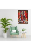 Maa Kali Laminated Photo (7x9 Inches), Divine Blessings for Home & Office and Temple Decoration