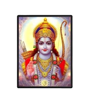 Ram Laminated Photo - 5x7 Inches, Divine Blessings for Home & Office and Temple Decoration