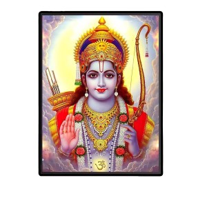 Ram Laminated Photo - 5x7 Inches, Divine Blessings for Home & Office and Temple Decoration Ram Laminated Photo - 5x7 Inches, Divine Blessings for Home & Office and Temple Decoration