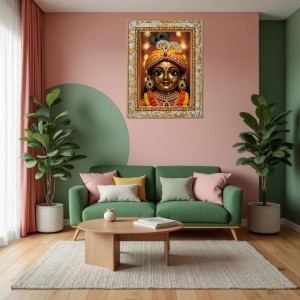 Divine Krishna Digital Print Photo 10.7x12.7 inches (I6096) - Vibrant Religious Wall Art for Home or Office Decor.