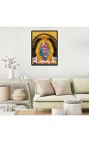 Sai Baba Laminated Photo - 7x9 Inches, Divine Blessings for Home & Office and Temple Decoration