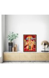 Panchamukhi Hanuman Laminated Photo - 5x7 Inches, Divine Blessings for Home & Office and Temple Decoration