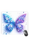Customized Beautiful Butterfly Picture Sublimation Mouse Pad | 8 X 7.5 Inch | Smooth Cloth Surface | Non-Slip Rubber Base | Personalized Mousepad for Laptop & Desktop (F17153)