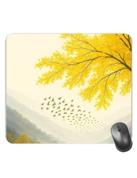 Customized Beautiful Nature View Paint Picture Sublimation Mouse Pad | 8 X 7.5 Inch | Smooth Cloth Surface | Non-Slip Rubber Base | Personalized Mousepad for Laptop & Desktop (F17189)