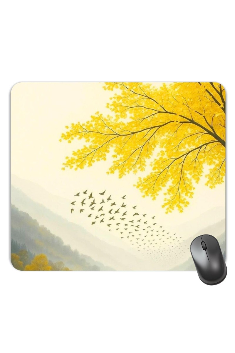 Customized Beautiful Nature View Paint Picture Sublimation Mouse Pad | 8 X 7.5 Inch | Smooth Cloth Surface | Non-Slip Rubber Base | Personalized Mousepad for Laptop & Desktop (F17189)