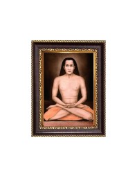Mahavatar Babaji Digital Print Photo 6.7x8.7 inches - Vibrant Religious Wall Art for Home or Office Decor.