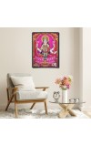 Lakshmi Laminated Photo (7x9 Inches Without glass) Divine Blessings for Table and Walls,Home & Office and Temple Decoration