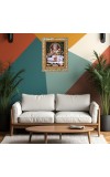 Maa Saraswati Digital Print Photo 6.7x8.7 inches (I6057) - Vibrant Religious Wall Art for Home or Office Decor.