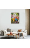 Sri Radha Lord Krishna Laminated Photo - 7x9 Inches, Divine Blessings for Home & Office and Temple Decoration