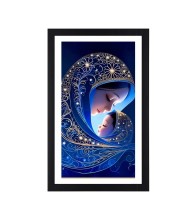 Mother and Child Colored Photograph |Heartwarming Wall Art | for Home or NurseryDecoration
